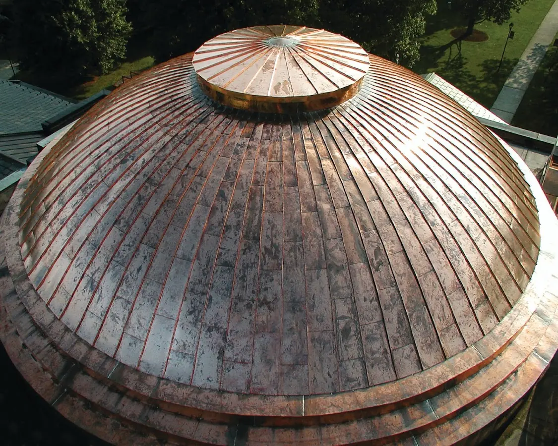 Craftsman Roofing crew installing a new roof in Rappahannock Academy